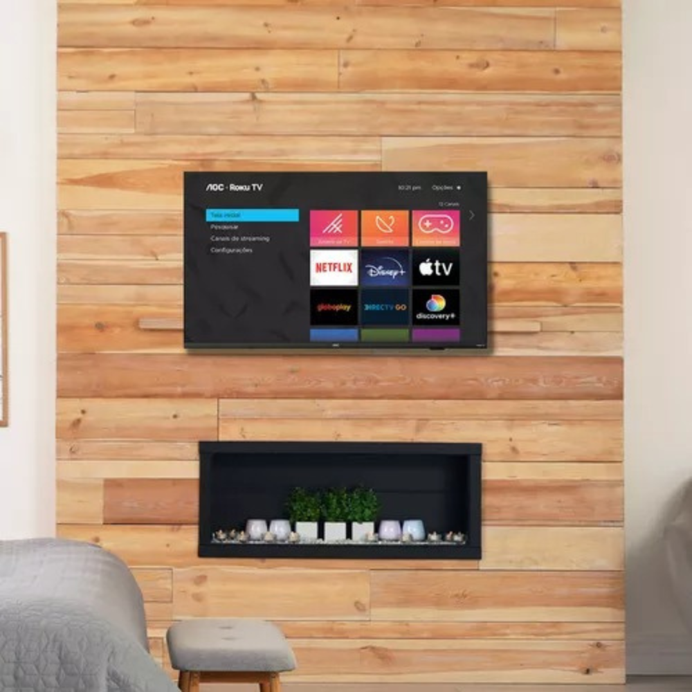 Smart Tv Led Hd 32 Polegadas Aoc Sistema Roku Tv Wi-fi HDMI Smart Tv Led Hd 32 Polegadas Aoc Sistema Roku Tv Wi-fi HDMI